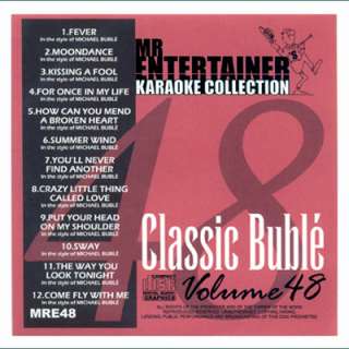 Mr Entertainer Classic Buble Karoake Disc  