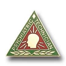 Psychiatric Technician Medical Insignia Emblem Pin 988  