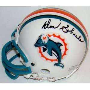  Autographed Don Shula Mini Helmet   WCA   Autographed NFL 