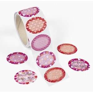  Valentine Treat Labels   Roll of 100 Toys & Games