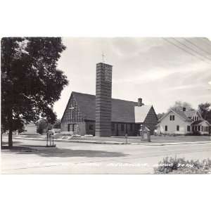 1950s Vintage Postcard   Zion Lutheran Church   Alexandria Minnesota