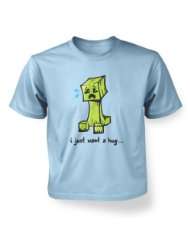 Kids Tshirts PP   Hug Me Creeper Inspired By Minecraft Kids T Shirt