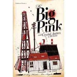  Big Pink   Posters   Limited Concert Promo: Home & Kitchen