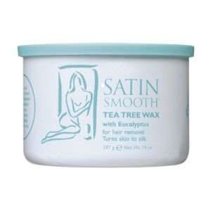  Satin Smooth Tea Tree Wax With Eucalyptus   14oz: Health 