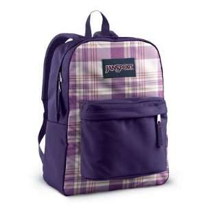 JanSport SuperBreak Backpack   Pure Purple White Punjabi Purple Magic 