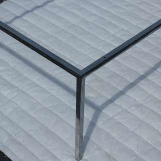 66x30 Rectangular Stainless Steel Coffee Table Base  