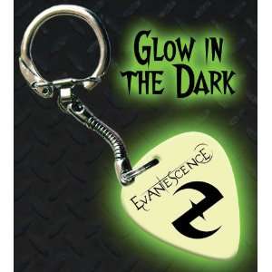  Evanescence Glow In The Dark Premium Guitar Pick Keyring 