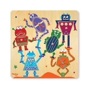  Surprise Pictures Wood Puzzle   Robot by Pkolino Toys 
