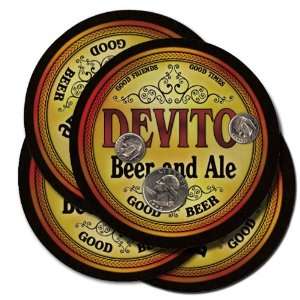  DEVITO Family Name Brand Beer & Ale Coasters Everything 