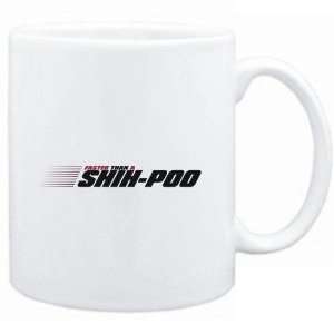    Mug White  FASTER THAN A Shih poo  Dogs: Sports & Outdoors