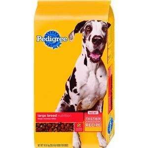  Pedigree Large Breed Dry Dog Food 36.4lb: Pet Supplies