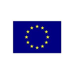  European Union Flag 5ft x 8ft Nylon: Patio, Lawn & Garden