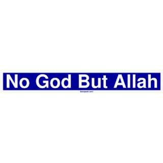  No God But Allah MINIATURE Sticker Automotive