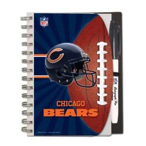  Chicago Bears Deluxe Hardcover, 5 x 7 Inches Autograph Book 