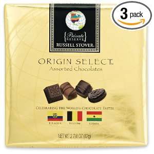 Russell Stover Private Reserve Origin Select Assorted Chocolate, 2.875 