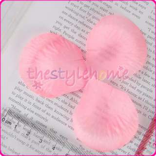 300pc Pink Flowers Silk Rose Petals Wedding Party Favor  