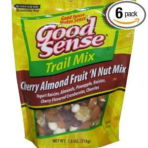 Good Sense Cherry Almond Fruit N Nut Snack Mix, 7.5 Ounce (Pack of 6 