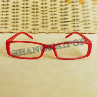   Lens Fashion Glasses Retro Thin Frame Hot Nerdy Geek Black/Red/Purple