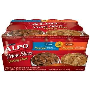 ALPO PRIME SLICES Beef and Chicken Variety Pack, 9.90 Pound:  