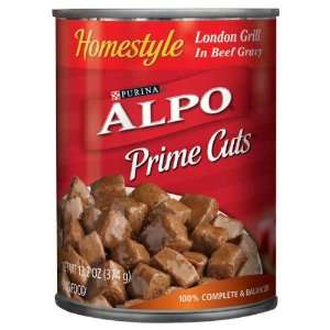 Alpo Prime Cuts London Grill in Gravy Dog Food 13.2 oz (Pack of 24)