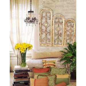    Distressed Arched Window Wall Grilles (Set of 3): Home & Kitchen