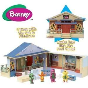  Barney Deluxe Schoolhouse Playset (with play figures 