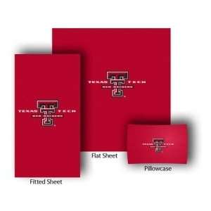  Texas Tech Red Raiders Full Queen Size Sheet Set Sports 