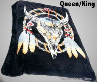   Dream Cather Print Polyester Blanket will fit both Queen or King size