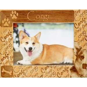  Corgi Engraved Wooden Picture Frame Baby