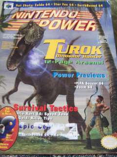 Nintendo Power Magazine Number 94 Turok Dinosaur Hunter  