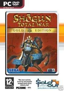 Shogun   Total War Gold Edition NEW PC GAME xp & vista  