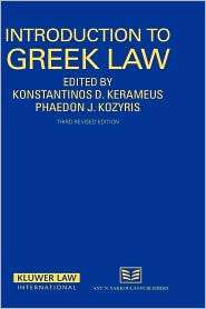 Introduction To Greek Law, 3rd Revised Edition, (904112540X), Kerameus 