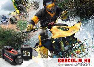 Crocolis HD   1080P Full HD Extreme Sports Action Camera (Waterproof)
