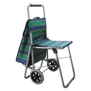   Out and About Roller   Storage Tote and Folding Chair: Home & Kitchen