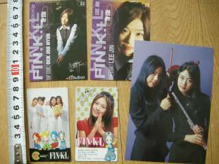 FINKL Lee Hyo Ri Collection sticker photo book card  