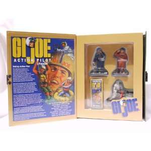  G.I. Joe Action Pilot 3 Piece W. Britain Pewter Replicas 