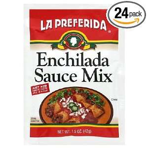 La Preferida Enchilada Sauce Mix, .75 Ounce Packets (Pack of 24)