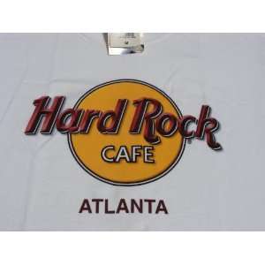  Hard Rock Cafe Tee Shirt HRC Classic White Atlanta 