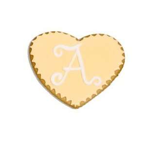  Initial Heart Cookie Favors 
