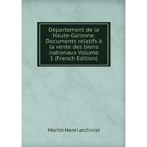  DÃ©partement de la Haute Garonne. Documents relatifs Ã 