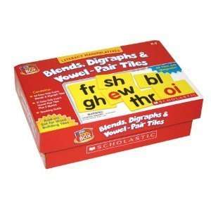   Red Tool Box   Blends  Digraphs & Vowel Pair Tiles: Office Products