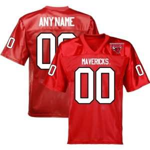 Nebraska Omaha Mavericks Personalized Fashion Football Jersey   Red 