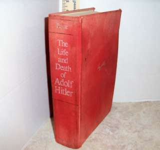 BOOK VINTAGE BOOK LIFE OF ADOLF HITLER 1973 ILLUSTRATED  