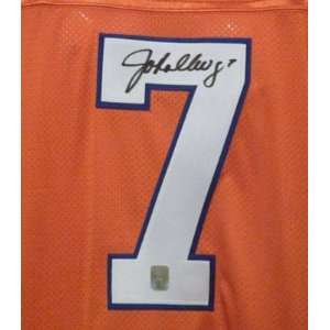  NEW John Elway SIGNED Broncos Home Jersey: Sports 