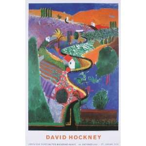  Nichols Canyon by David Hockney. Size 22.75 X 32.50 Art 