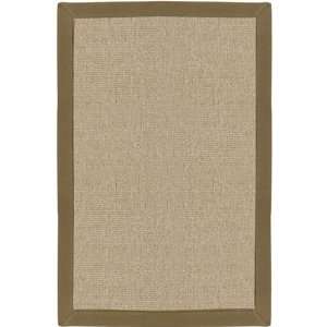    Athena Area Rug with Border   8square, Beige