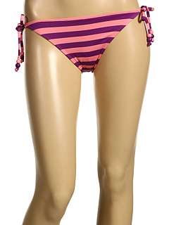 Ella Moss New Waldo Stripe Tie Side Bikini Bottoms M  