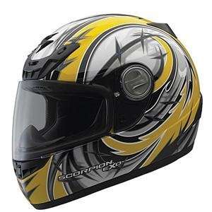  Scorpion EXO 400 Sting Helmet   Medium/Yellow: Automotive