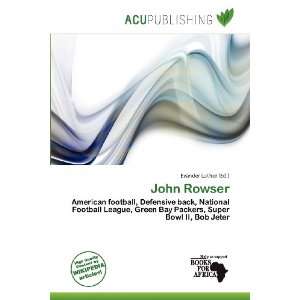  John Rowser (9786138452584) Evander Luther Books