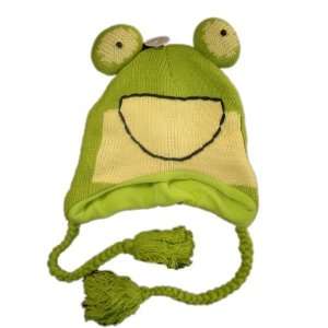 Knit Frog Hat Animal Brand New High Quality Acyrlic